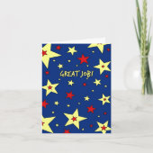 スター社員評価素晴らしジョブカード サンキューカード (正面)