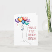 スター素晴らしト誕生日を持つ カード (正面)