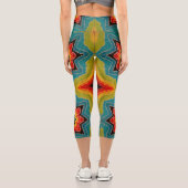 スター絞り染め カプリレギンス (裏面)