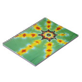 スター絞り染め ノートブック (左側)