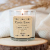 スター縁どキャンドルスクエア スクエアシール