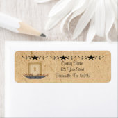 スター縁どキャンドルスモールラベル ラベル (インサイチュ)