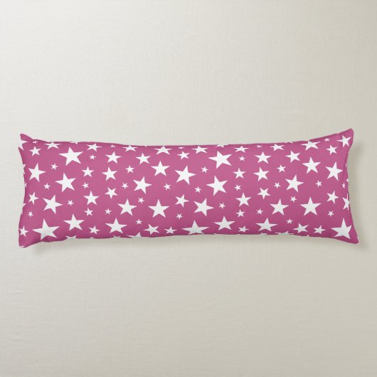 スター繰り返しパターン抱き枕 ボディピロー (裏面)