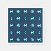 スター航海のパターン スタンダードカクテルナプキン (正面)