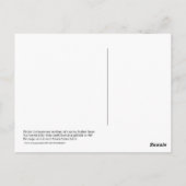 スター葉書 ポストカード (裏面)