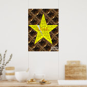 スター詩ポスター ポスター (キッチン)