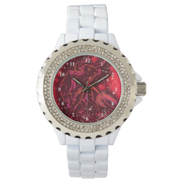 スター走リー・ナイトのレッドブル時計 腕時計 (正面)