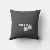 スター輝くクリスマス引用文シャルボード クッション (裏面)