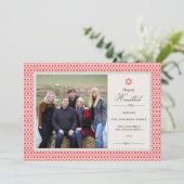 スター輝くハヌカー写真フラットカード シーズンカード (スタンド正面)