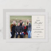 スター輝くハヌカー写真フラットカード シーズンカード (正面/裏面)