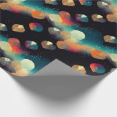 スター輝くラッピング紙 ラッピングペーパー (角)