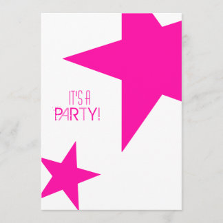 スター輝く招待状 招待状