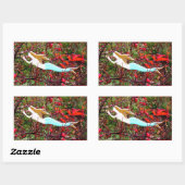 スター運メイド 長方形シール (シート)