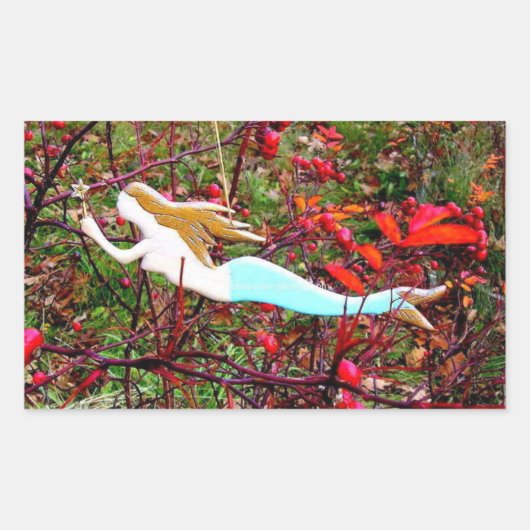 スター運メイド 長方形シール (正面)