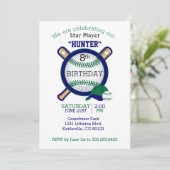 スター野球選手誕生日 招待状 (スタンド正面)