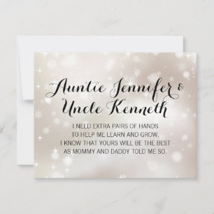 スター金ゴールドは私の神の両親の提案 招待状