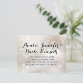 スター金ゴールドは私の神の両親の提案 招待状 (スタンド正面)