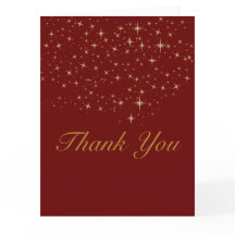 スター金ゴールドフラットサンキューカード