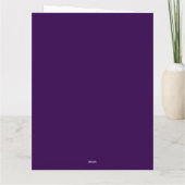 スター金ゴールドフラットサンキューホリデーカード サンキューカード (裏面)