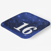 スター銀河系16thバースデーパーティー ペーパープレート (傾斜あり)
