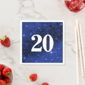 スター銀河系20歳の誕生日パーティー スタンダードカクテルナプキン (インサイチュ)