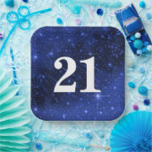 スター銀河系21歳のパーティー ペーパープレート (パーティー)