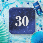 スター銀河系30歳のパーティー ペーパープレート (パーティー)