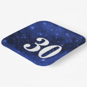 スター銀河系30歳のパーティー ペーパープレート (傾斜あり)