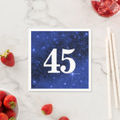 スター銀河系45歳の誕生日パーティー スタンダードカクテルナプキン (インサイチュ)