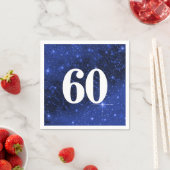 スター銀河系60歳の誕生日パーティー スタンダードカクテルナプキン (インサイチュ)