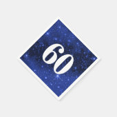スター銀河系60歳の誕生日パーティー スタンダードカクテルナプキン (角)