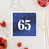 スター銀河系65歳の誕生日パーティー スタンダードカクテルナプキン (インサイチュ)