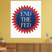 スター食べ物を与えズ・ウォール・アートを終了 キャンバスプリント (インサイチュ (リビング))