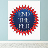 スター食べ物を与えズ・ウォール・アートを終了 キャンバスプリント (インサイチュ (ウッドフロア))