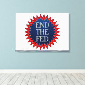 スター食べ物を与えズ・ウォール・アートを終了 キャンバスプリント (インサイチュ (ウッドフロア))