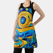 スター鮮やかリーのアートワーク エプロン (インサイチュ)