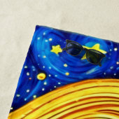 スター鮮やかリーのアートワーク ビーチタオル (インサイチュ)