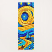 スター鮮やかリーのアートワーク ヨガマット (裏面)