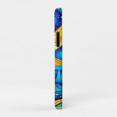 スター鮮やかリーのアートワーク Case-Mate iPhoneケース (裏面/右)