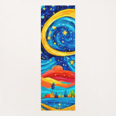 スター鮮やかリーナイトスタイルアート ヨガマット (正面)