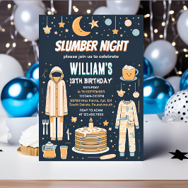 スター10代のズスリーポバースランバーパーティー13th誕生日 招待状