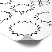 スター2 Tattoo Flash ポスター (角)