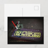 スター・ウォーズ・デイグリーティングカード (5月4日) ポストカード (正面/裏面)