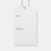 スター・オブ・ギフト疑問に思・ラベル ギフトタグ (裏面)