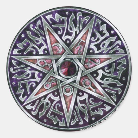 スター・オブ・フェイのステッカー・ラウンド ラウンドシール (正面)