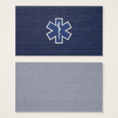 スター・オブ・ライフ救急医療隊員救急医療サービス (正面&裏面)