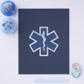 スター・オブ・ライフ救急医療隊員救急医療サービス チラシ (シングル)