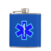 スター・オブ・ライフ救急医療隊員救急医療サービス フラスク (正面)