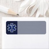 スター・オブ・ライフ救急医療隊員救急医療サービス ラベル (インサイチュ)