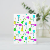 スター&ギター ポストカード (スタンド正面)